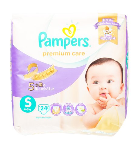 Pampers Premium Care Baby Diapers Economy Small 24 pcs /pack