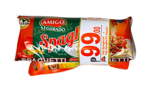Amigo Segurado Spaghetti Sauce + Pasta Party Pack 1 kg