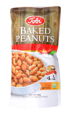 Tobi Baked Peanut Salted with Sea Salt 100 g