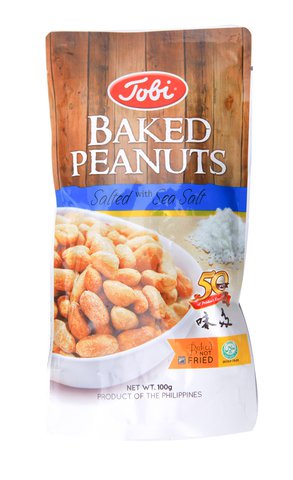 Tobi Baked Peanut Lime &amp; Pepper with Seasalt 100 g