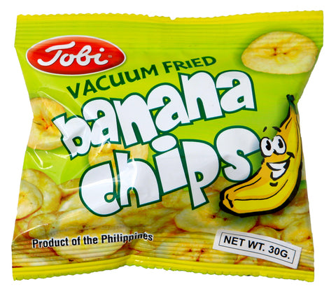 Tobi Banana Chips Vaccum 30 g