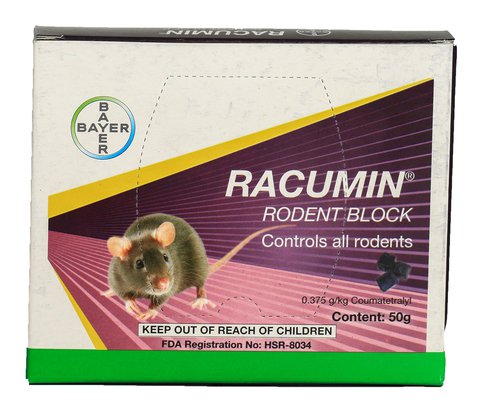 Racumin Rodent Block Rat Killer 50 g