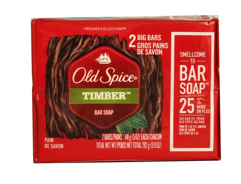Old Spice Timber Bar Soap 2 pcs x 141 g