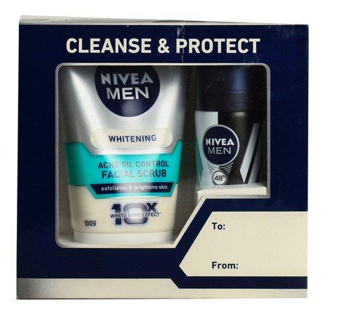 Nivea Men Facial Scrub Whitet Christmas Pack 1 pack