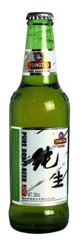 Beer Macho Tsingtao Draft Beer Bottle 330 ml
