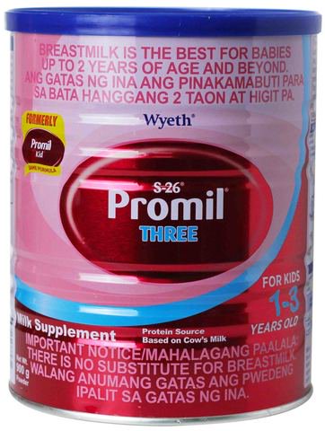 Promil S-26 Three 1-3 Years Tin 900 g