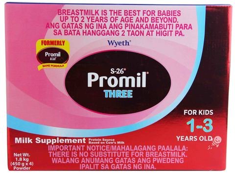 Promil S-26 Three 1-3 Years 1.8 kg