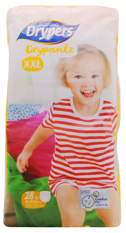 Drypers Drypantz Diapers XXL 28 pcs /pack
