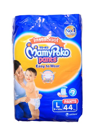 MamyPoko Pants Baby Diapers Jumbo Large 44 pcs