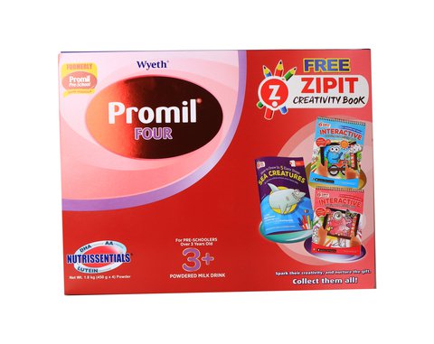 Promil Four Milk Supplement For Pre-Schoolers (Over 3 Years Old) 1.8 kg