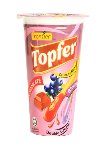 Frontier Topfer Sticks Choco &amp; Blueberry 40 g