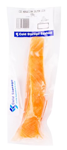 Cold Storage Norwegian Salmon Loin 100 g