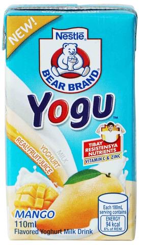 Bear Brand Yogu Mango Yoghurt Milk 110 ml