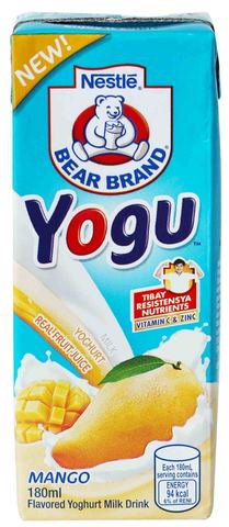 Bear Brand Yogu Mango Yoghurt Milk 180 ml