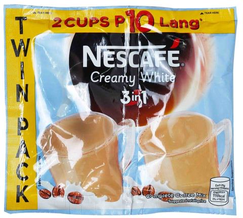 Nescafe 3in1 Creamy White Twinpack 50 g