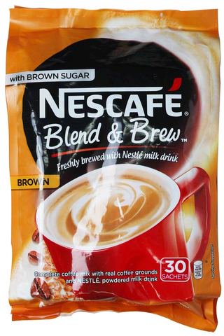 Nescafe Blend &amp; Brew Brown 30 sachets (23.5 g /sachet)