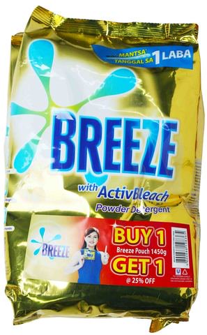 Breeze Powder Detergent Breeze Pouch Buy 1 Take 1 25% Off 1450 g + 1450 g