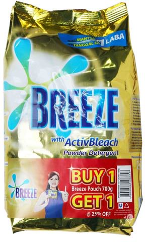 Breeze Powder Detergent Breeze Pouch Buy 1 Take 1 25% Off 700 g + 700 g