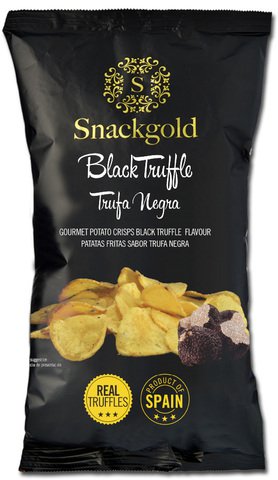 Snackgold Black Truffle Gourmet Potato Crisps 125 g