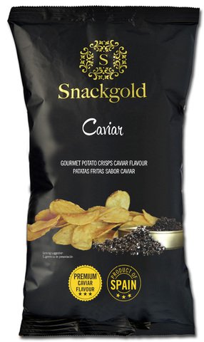 Snackgold Caviar Gourmet Potato Crisps 125 g